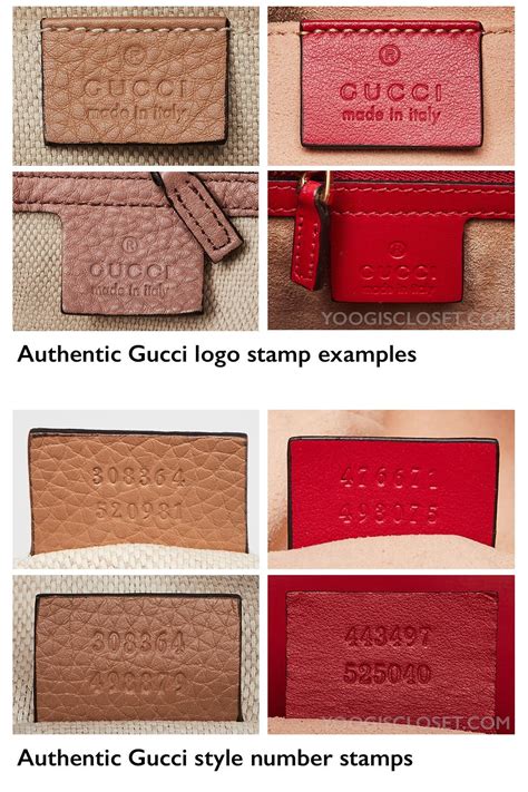 authentic gucci bag labels.